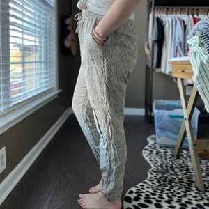 Treasure and Bond Leopard Ankle Length trousers size large